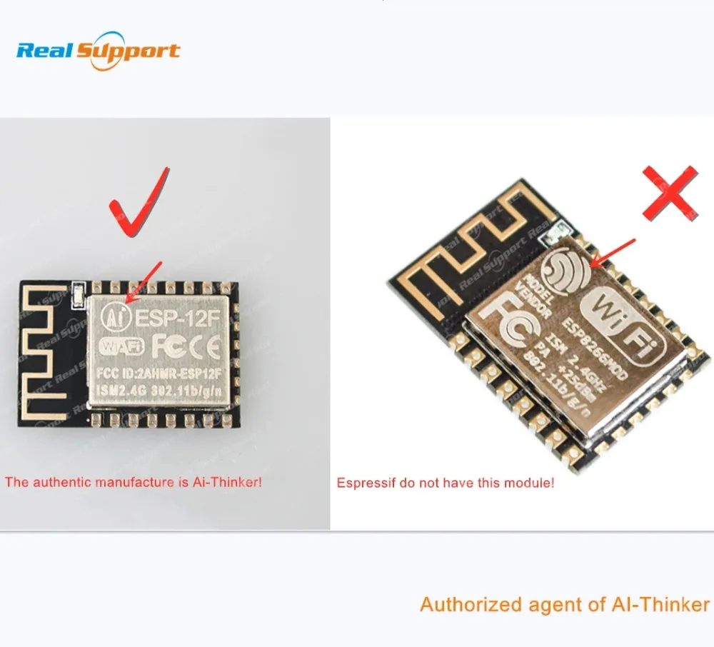 Authentic Esp 12f Esp 12 Esp8266 Wifi Wireless Module 32mbit Flash