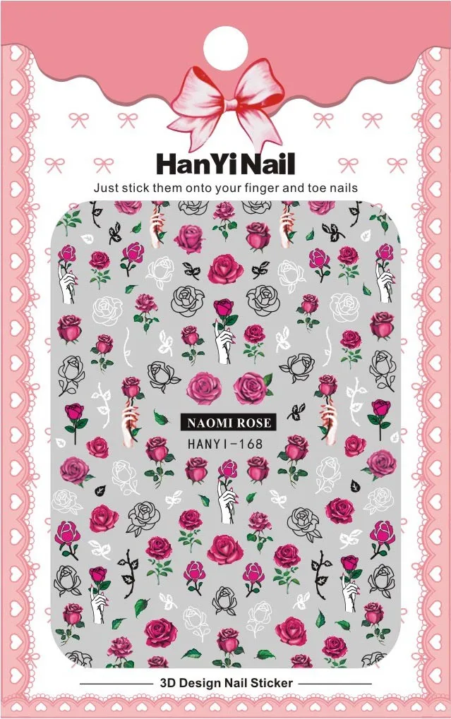 Цветочный Тип! 1 лист лак для ногтей задний клей деколь декорации дизайн ногтей наклейка для ногтей советы красоты# HANYI167