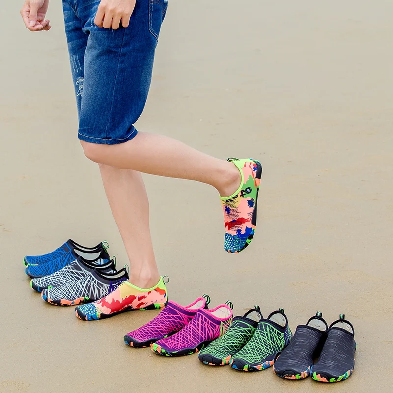

TIOSEBON Band Sneakers Water Shoes Men Barefoot Outdoor Beach Sandals Upstream Aqua Shoes Quick Dry Lightweight Breathable Shoes