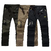 2018 Hiking Pants Outdoor Quick Dry Pants Men Summer Breathable Camping Trousers Removable Shorts Trekking Hunting Fishing Pants