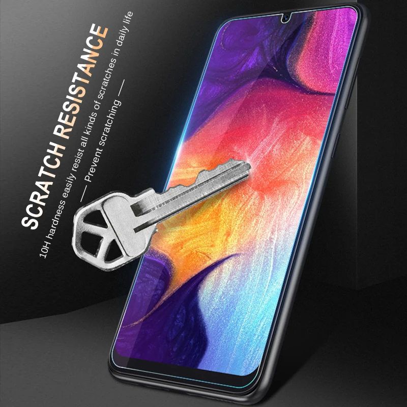 20D полное покрытие закаленное стекло для Samsung Galaxy A30 A10 A20 A50 A70 Защита экрана M20 M30 A7 A8