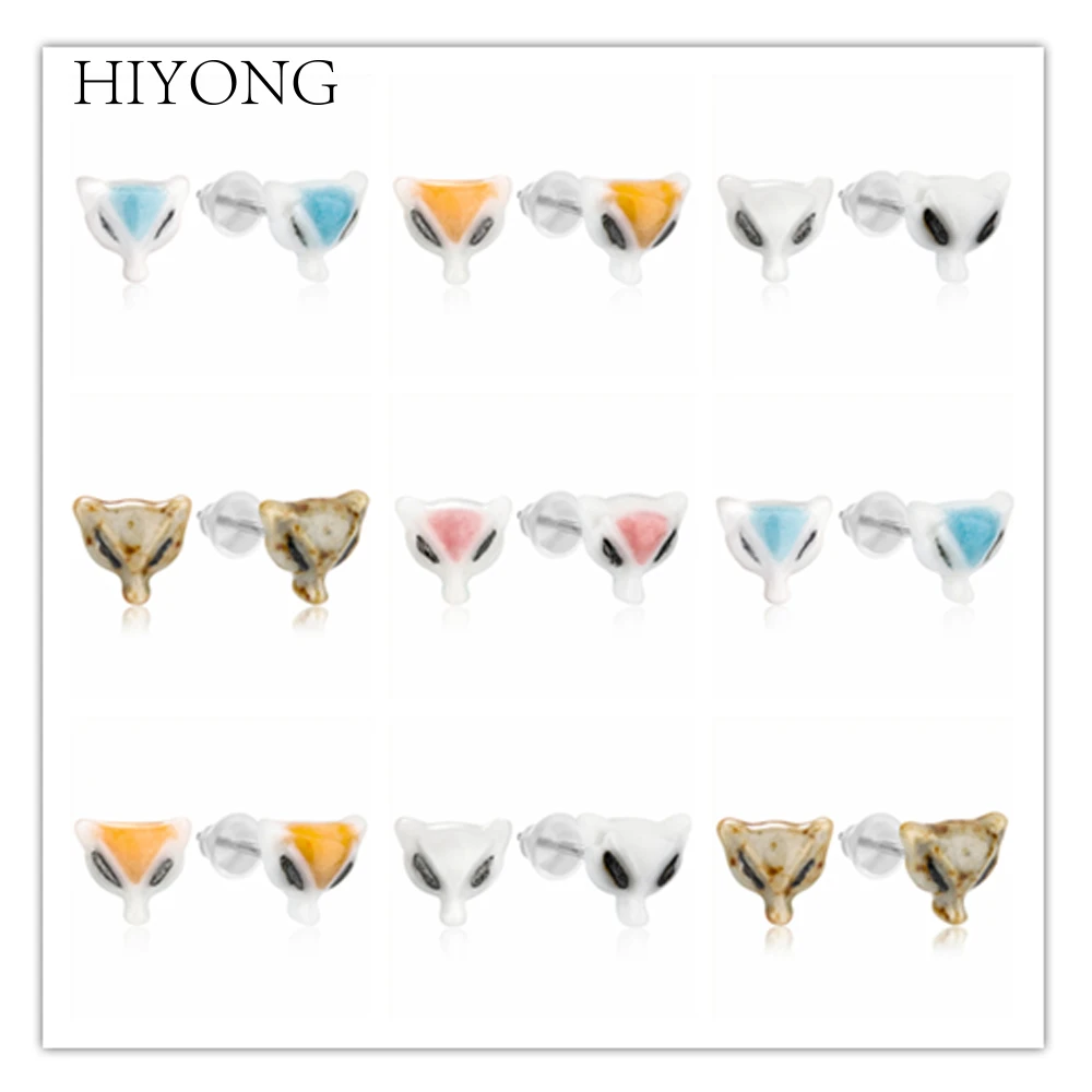 

HIYONG 2019 Simple Mini Jewelry Animals Earrings Girls Gift Temperament Ceramic Earrings Earrings Jewelry Jewelry