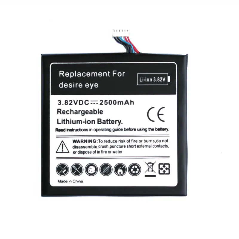 Ciszean 1x 2500mAh B0PFH100 / BOPFH100 3.82VDC Replacement Li-Polymer Battery For HTC Desire Eye 4G M910X M910n | Мобильные телефоны