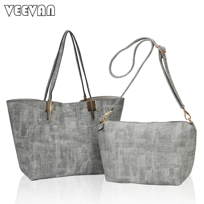 2017 New 2PCS font b Set b font Large Women font b Handbag b font Office