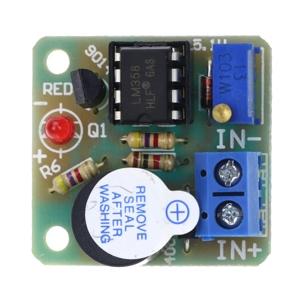 

9V/12V Battery Sound and Light Alarm Against Over-discharge Protection Board Low Voltage /Under Voltage Protection Module