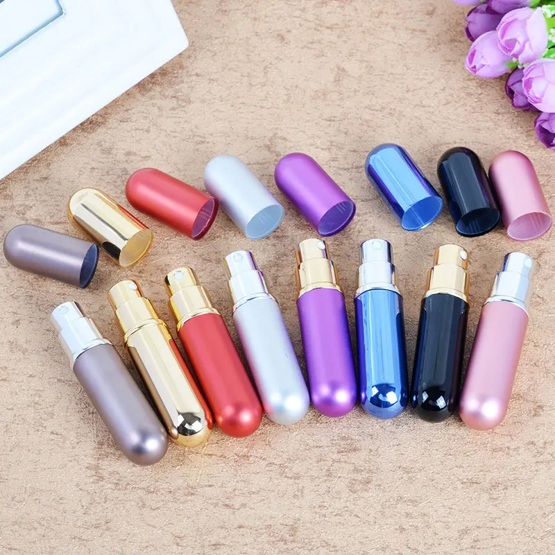 

6ml Mini Refillable Empty Atomizer Perfume Bottle Scent Pump Spray Case Travel Parfum Cosmetic Containers Airless Pump