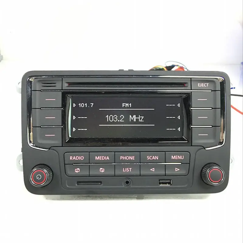 BODENLA автомобильный Радио стерео CD плеер RCN210 MP3 USB SD AUX для VW Passat B6 Golf 5 6 Jetta MK5 MK6 Tiguan