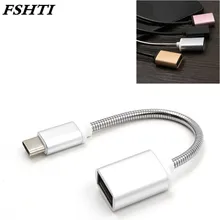 Металлический USB C 3,1 type C Мужской к USB OTG Кабель-адаптер для синхронизации данных Высокоскоростные сертифицированные аксессуары для мобильных телефонов