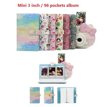 New for Film camera 3 Inch 96 Pockets Mini Photo Album for Fujifilm Instax Mini 9 8 7s 70 25 50s 90 Name Card Photo Book Album