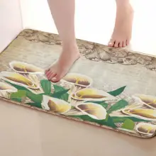Коврики для улицы в цветочном стиле, забавные Противоскользящие коврики для ванной, коврики для двери, коврики под входную дверь