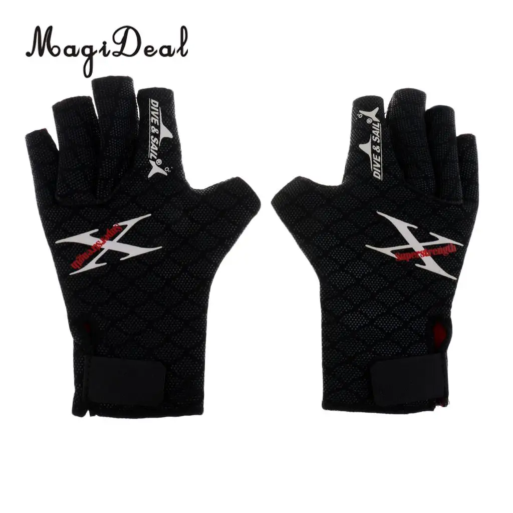 MagiDeal Non-Slip Warm UV Protection Wetsuit Gloves for Kayak Scuba Diving Snorkeling Swimming Surfing Sailing Water Sports