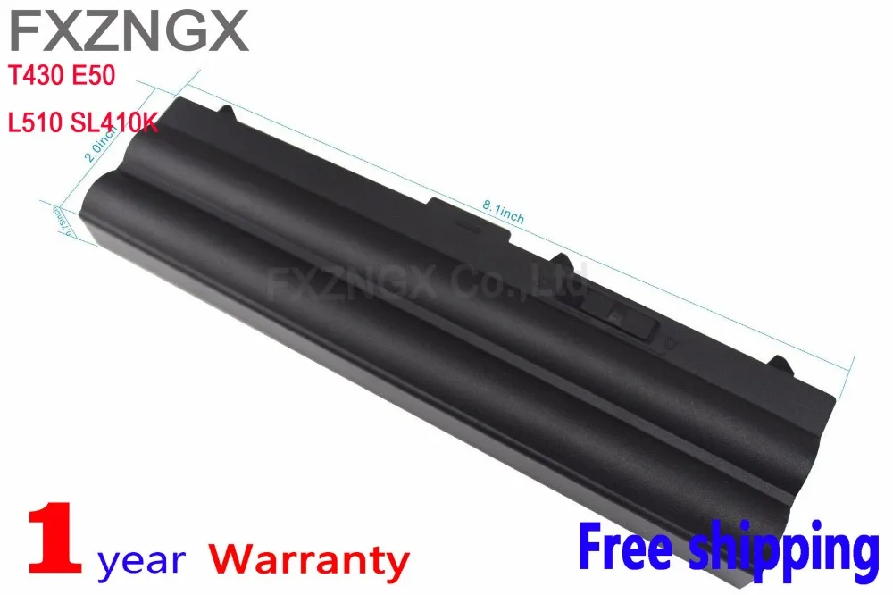 Портативный компьютерный аккумулятор FXZNGX T430 E50 для LENOVO thinkpad L430 E420 E520 T420 T510 W530 T430i