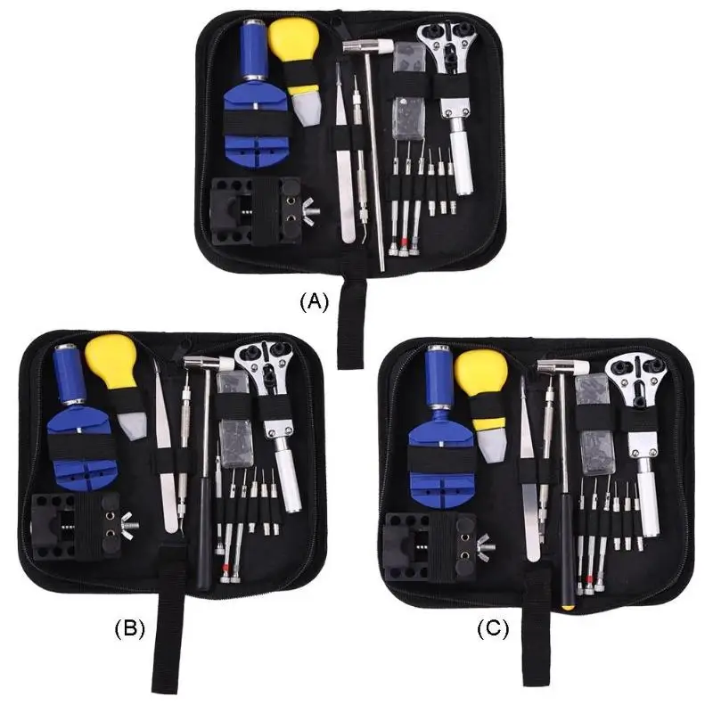 31 шт./компл. профессиональный ремонт часов набор чехол накладка на заднюю панель с отделением для инструментов Съемник элементов открывалка для снятия Комплект часы набор инструментов для ремонта дропшиппинг