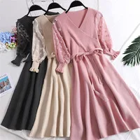 2019-Autumn-Winter-Women-Knitted-Dress-V-neck-With-Belt-Sweater-Dresses-Fashion-Lady-Slim-Bodycon.jpg_200x200