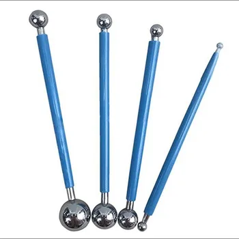

10 Pcs Dotting DIY Tools Kit Stainless Steel Ball Styluses for Mandala Rock Painting UD88
