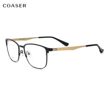 

Oversize Glasses Frame Men Ultralight Square Myopia Prescription Eyeglasses Metal Lighter masculine Optical Eyewear