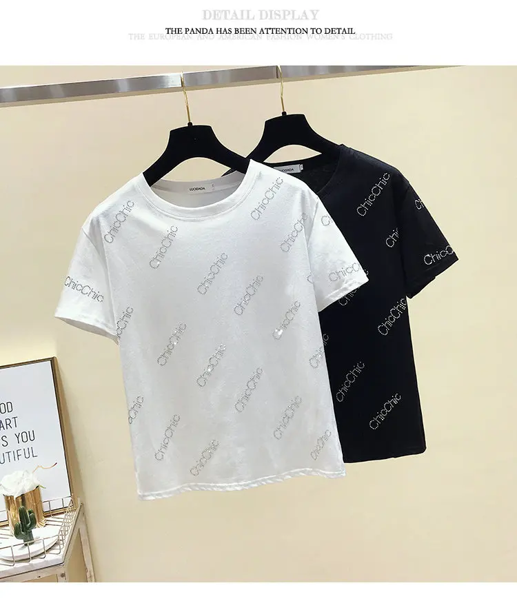 BOBOKATEER, Корейская белая футболка, женская одежда, хлопковая модная женская футболка, летние топы, черная футболка с коротким рукавом, новинка