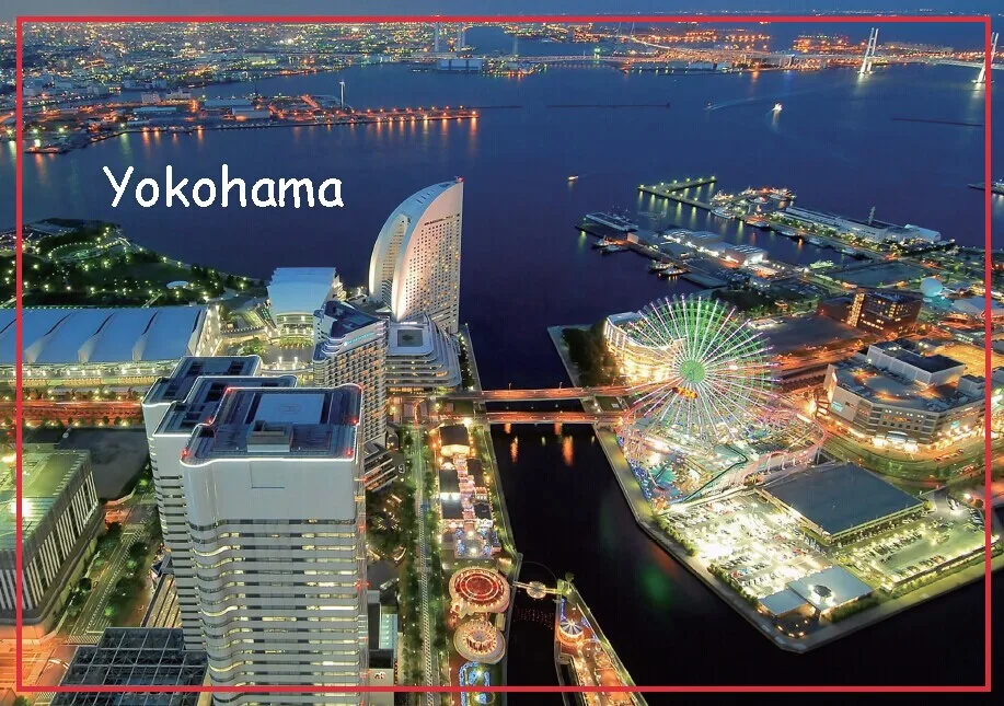 

Free Shipping 78*54*3mm Yokohama Souvenir Fridge Magnets 20262