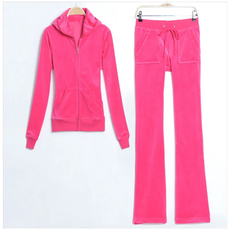 JXG Women Stylish Leisure Letter Printing Track Suit Sport Suit Set