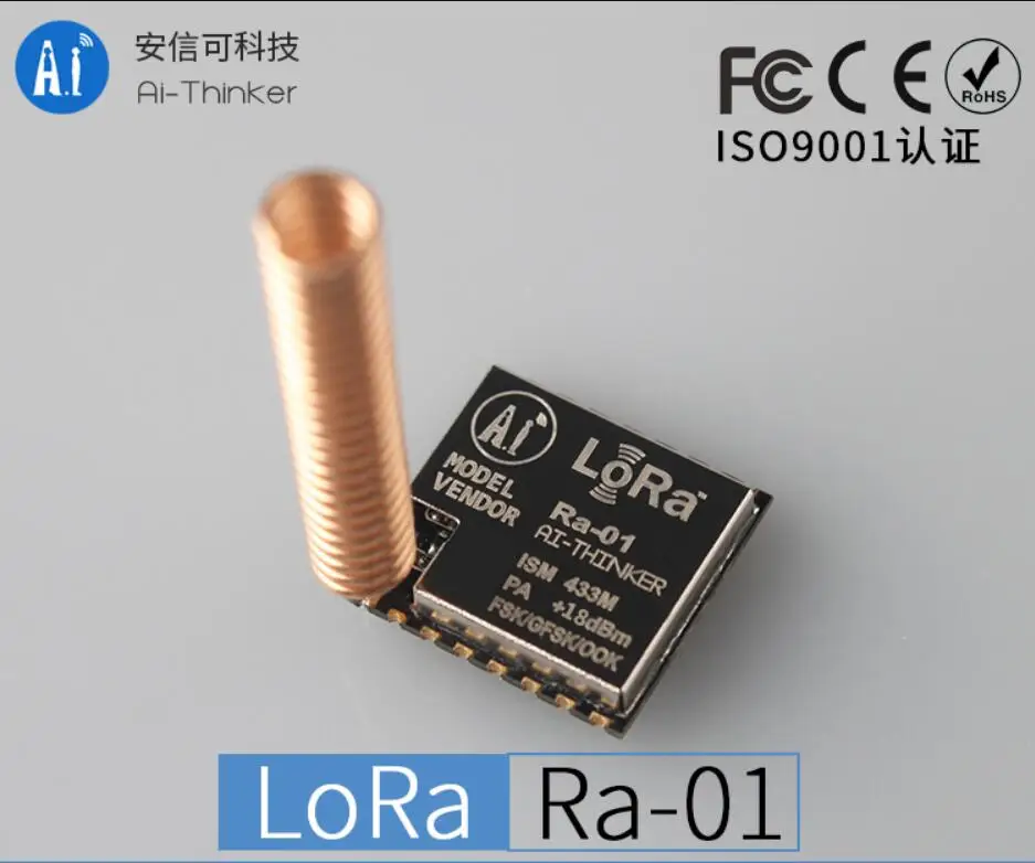 

Ra-01 LoRa SX1278 433M Wireless Spread Spectrum Transmission Module Most Distant 10KM