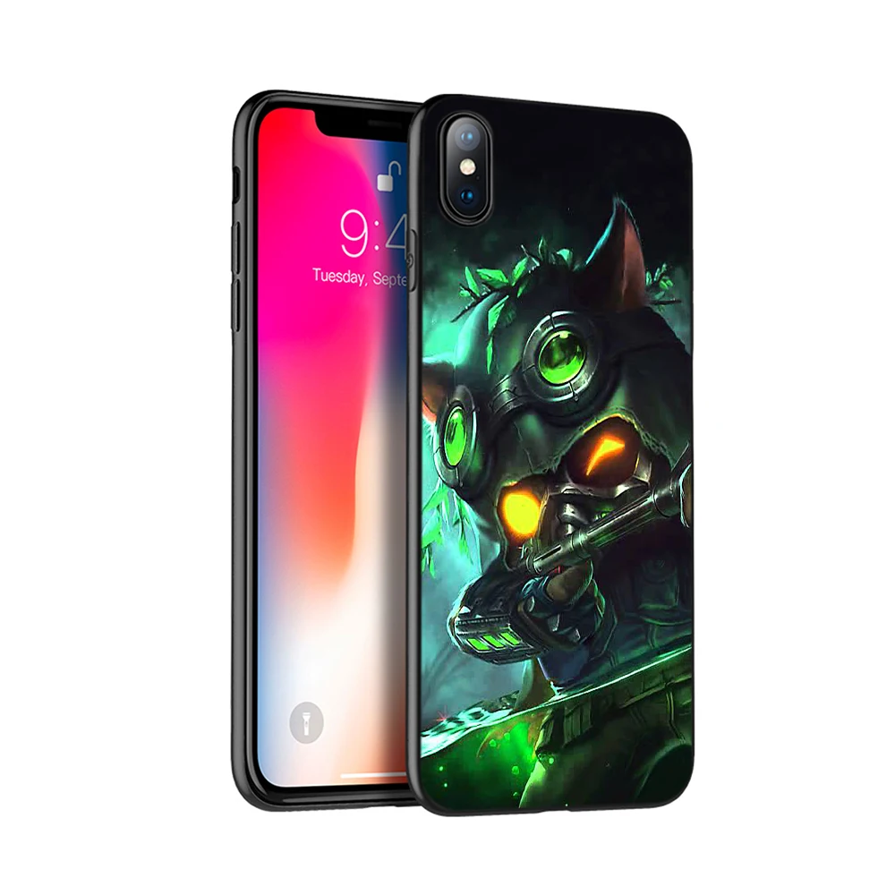 Черный чехол из ТПУ для iphone 5 5s SE 2020 6 6s 7 8 plus x 10 силиконовый XR XS 11 pro Max League of Legends