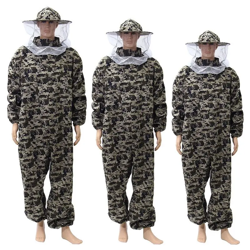 

New Protective Pants Veil Bee Protecting Dress Camouflage Beekeeping Suit Beekeeper Bee Suit Smock Honey Keeping Equipment