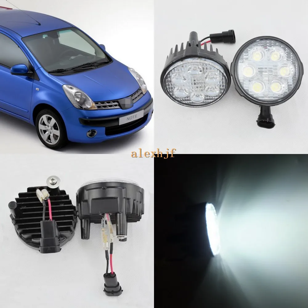 July King 18W 6LEDs H11 LED Fog Lamp Assembly Case for Nissan Note 2006