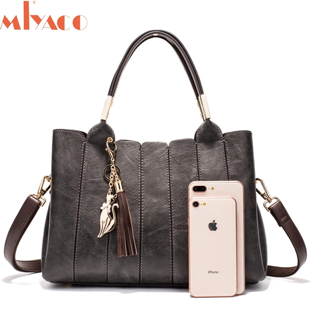 MIYACO Vintage Women Handbag Luxury Female Shoulder Bag Messenger Bag...
