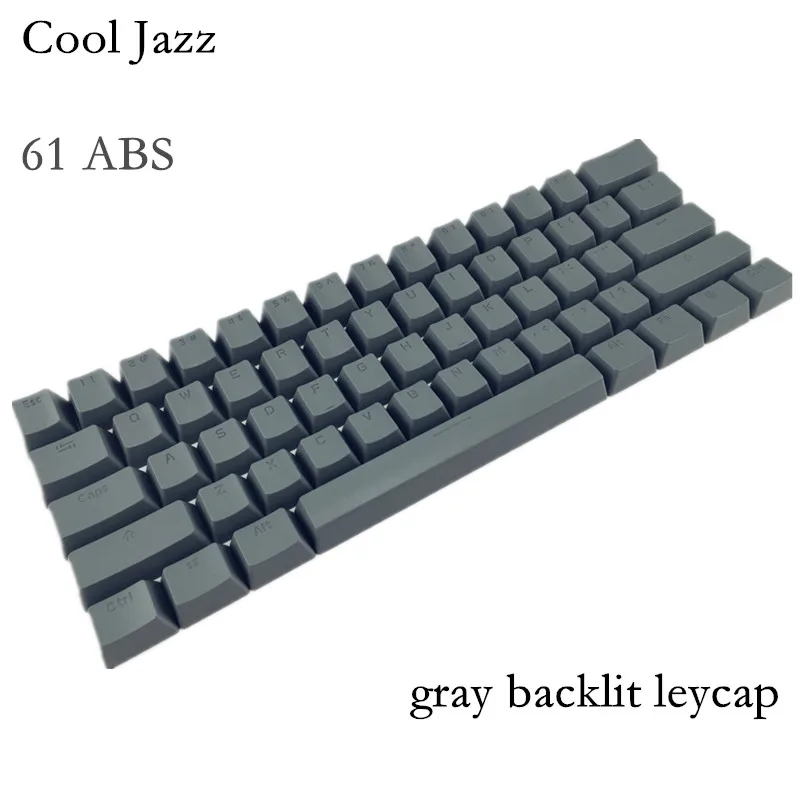 Крутая Jazz двойная подсветка 61/104 ABS Набор колпачков для клавиш OEM профильные