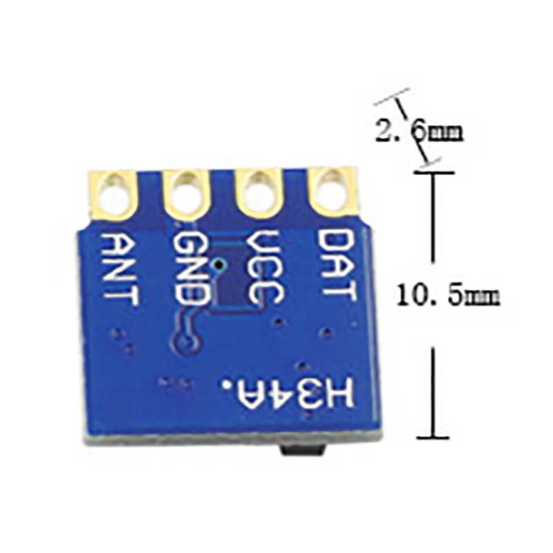 H34A-433 433 МГц РЧ передатчик беспроводной модуль Минимальный модуль дистанционного управления ASK 2,6-12 в 10 шт./лот