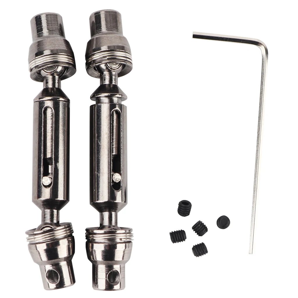 2pcs 1:16 RC Vehicle Model Drive Shaft with Screwdiver Spare Parts for WPL B14 B16 MN90 MN90 Cars