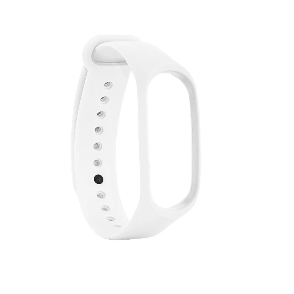 Прочные часы силиконовый браслет для Xiaomi mi Band 4 Xio mi band 3 Brand 4 Band 4 браслеты аксессуары на ремнях My mi band 3 - Цвет: White