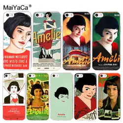 MaiYaCa Amelie плакат классический Франция фильм прозрачная крышка чехол для iPhone X 8 7 6 6 S плюс 5 5S SE 4S