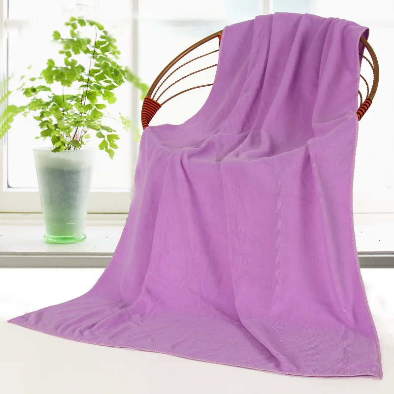 Microfiber bath towel 80*180 large bath towel does not lint, not faded large towel