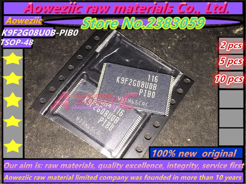 Aoweziic новинка 100% Оригинальная лампа фотография чип памяти K9F2G08U0B|chip|chip memory |