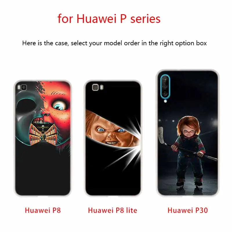 NAYIDA Charles Lee Ray Chucky кукольный чехол силиконовый мягкий TPU для Huawei P30 P40 P20 Pro P10 P9 Lite P Smart