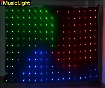 

P18 3Mx4M LED Video Cloth DJ Vision Curtain,DMX LED Vision Curtain,Flexible Display,LED Video Curtain,LED DJ Stage Backdrops
