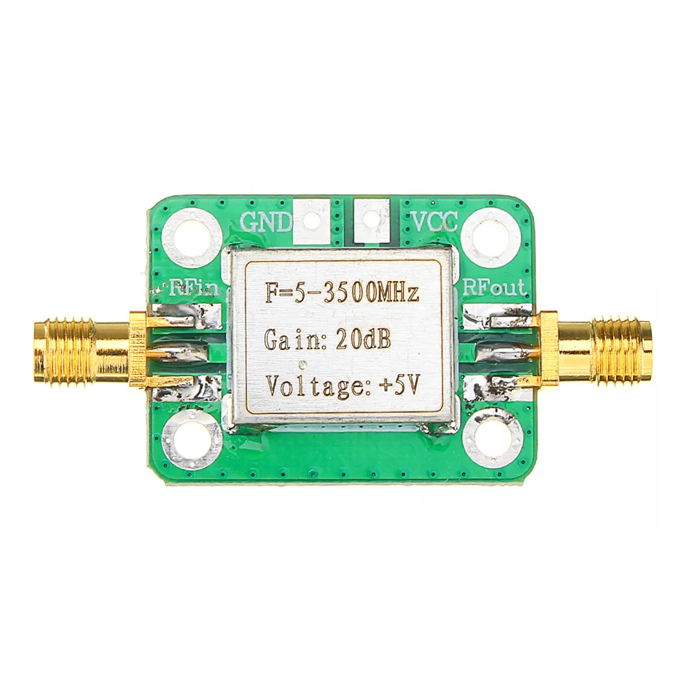 

CLAITE 0.1-2000MHz RF Amplifier Wideband High Gain 30dB Low Noise Amplifier LNA Broadband Module Receiver