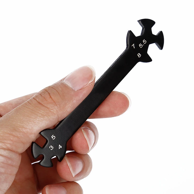 

Part Wrench Accessories 103x20x2mm 1pc Pull Nut Remote Car Metal 6 In 1 Model Tool Spanner For 3/4/5/5.5/7/8mm