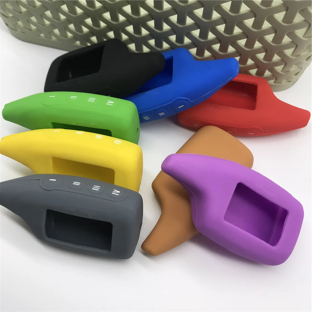 

OemField Magicar 3 5 6 Silicone Case Keychain Cover Bag Holder Shell Skin for Scher-khan Magicar 3 5 6 Two Way Alarm Remote