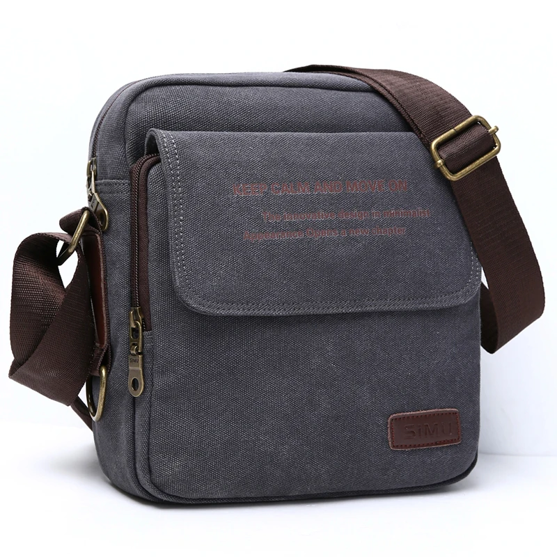 Bolso urbano de transporte diario de alta calidad para hombre, bolso de hombro de lona, bolso Casual de viaje para hombre, bolso bandolera para hombre 3 tamaño Bolso urbano de transporte diario de alta calidad para hombre, bolso de hombro de lona, bolso Casual de viaje para hombre, bolso bandolera para hombre 3 tamaño