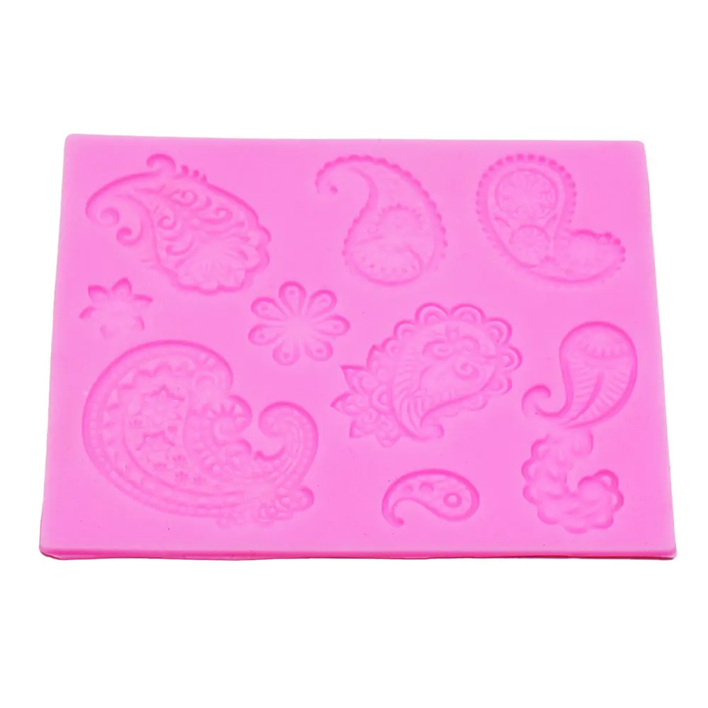 

Cake Mold Healthy Pink Craft Baking Tool Chocolate Silicone Creative Vintage Lace Mould Sugarcraft Pastry Odourless