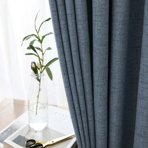 YCENTRE Fireproofing 100% Blackout Home Decor Curtain For Livingroom Darpe Curtains for Bedroom Rideaux Window Customized 