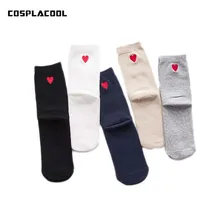 [COSPLACOOL] милые хлопковые корейские модные носки в Корейском стиле Harajuku с вышивкой в виде конверта для женщин; красивые короткие забавные носки для девочек; Meias