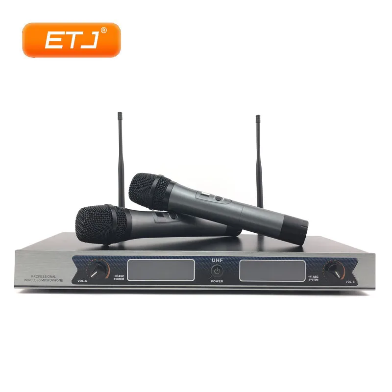 

Professional Wireless Microphone 2 Handheld Transmitter Wireless Microfone N-801
