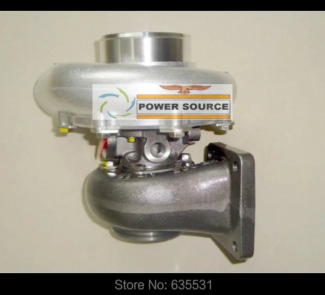 Turbo Turbine oil cooled Turbocharger T76 T4 Turbine AR .68 Comp AR 0.80 800HP-900HP Turbo charger - (3)