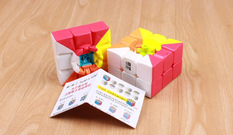 Qiyi warrior S 3x3x3 три слоя магические кубики профессиональный конкурс скорость Cubo магические наклейки Пазлы куб игрушки для детей
