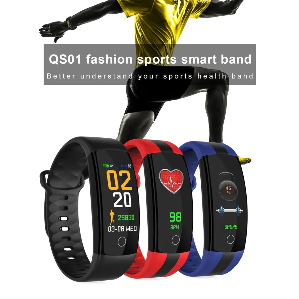 

TF7 Smart Bracelet Band Pedometer Heart Rate Monitor Pulsometer Blood Pressure Measurement Message Remind Smart Watch New