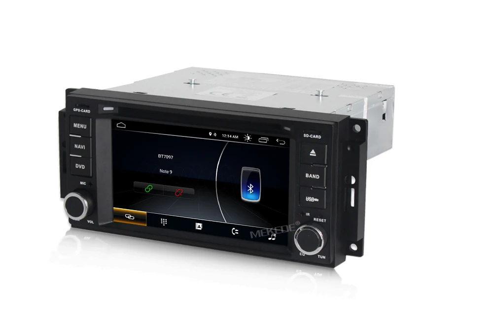 Top MEKEDE Android 8.1  Car GPS navigation DVD player For JEEP Wrangler Compass Patriot Grand Cherokee Commander Dodg free shipping 29