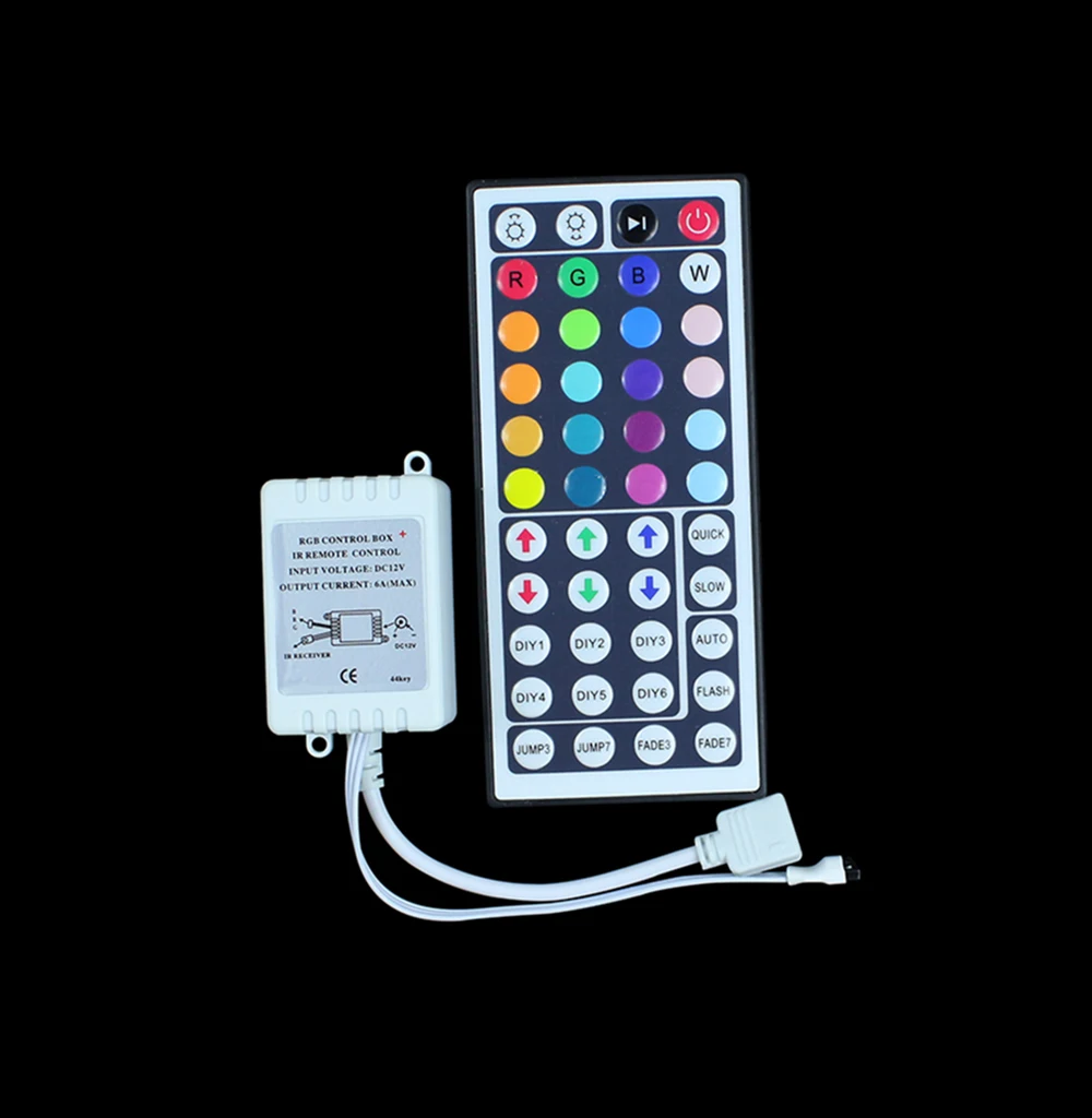 Мини контроллер для светодиодной ленты 3528 и 5050 RGB 44 клавишный|remote dimmer|rgb remote
